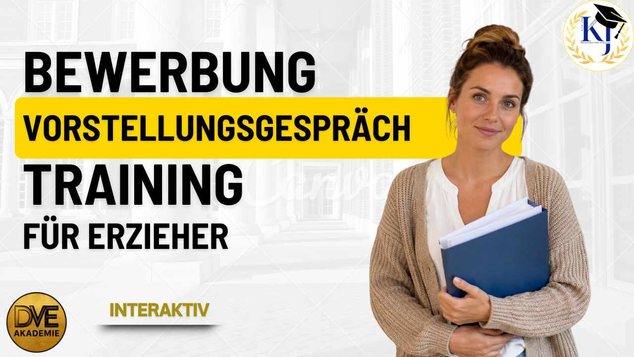DVE Digitalakademie Kursbild-3 Bewerbung im Kindergarten Vorbereitung